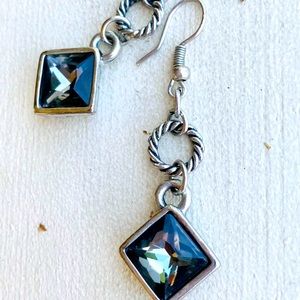 Silver and crystal Earrings